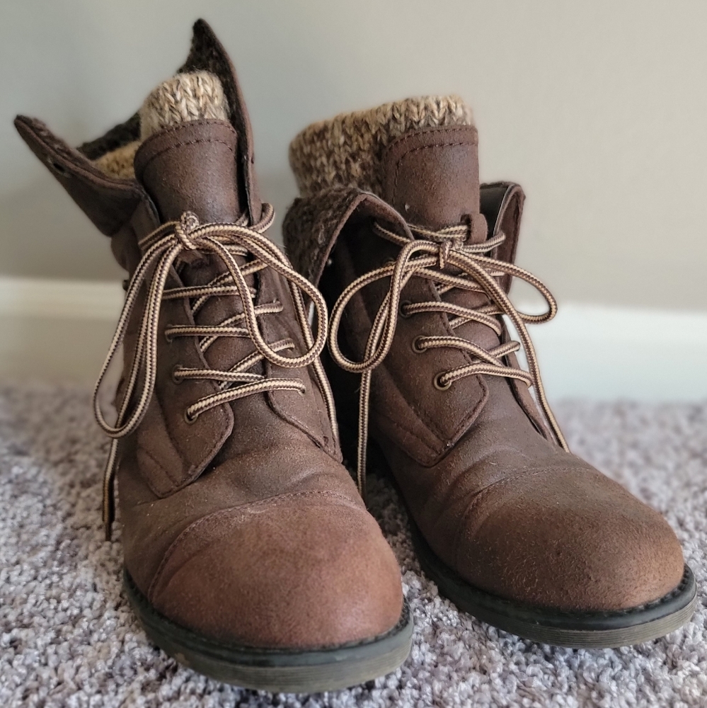 Dark Brown Winter Boots